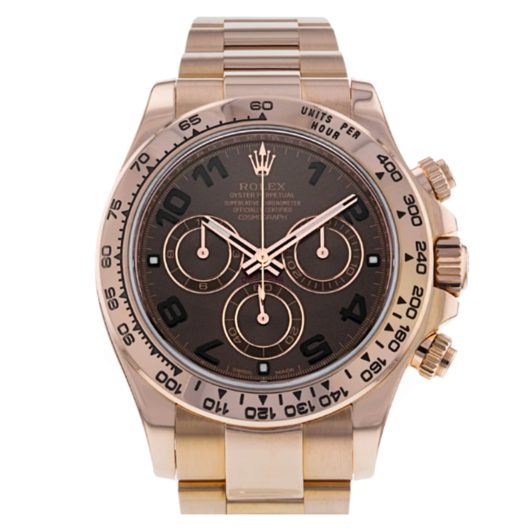 Rolex Daytona Chocolate Dial Rose Gold - 2015